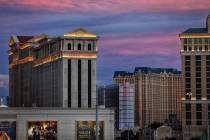 Caesars Palace on the Las Vegas Strip on Friday, Feb. 15, 2019. (Todd Prince/Las Vegas Review-Journal)