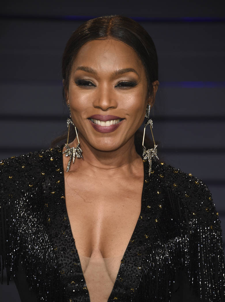 Angela Bassett arrives at the Vanity Fair Oscar Party on Sunday, Feb. 24, 2019, in Beverly Hills, Calif. (Photo by Evan Agostini/Invision/AP)