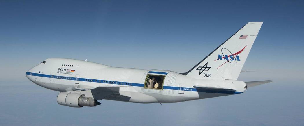 Pictured is a photo of SOPHIA, the highly modified Boeing 747SP aircraft that ambassadors will fly aboard during their training in the ambassador program. (NASA)