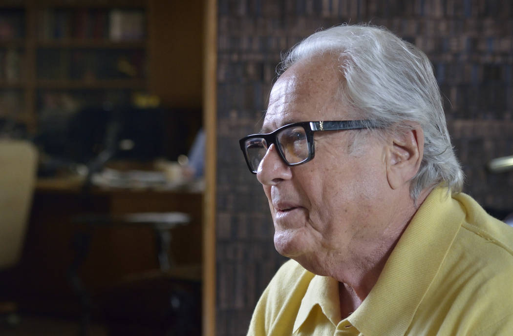 Kenny Epstein, owner of the El Cortez, is shown during an interview at the property at 600 E. Fremont St. in Las Vegas on Wednesday, March 6, 2019. (Bill Hughes/Las Vegas Review-Journal)