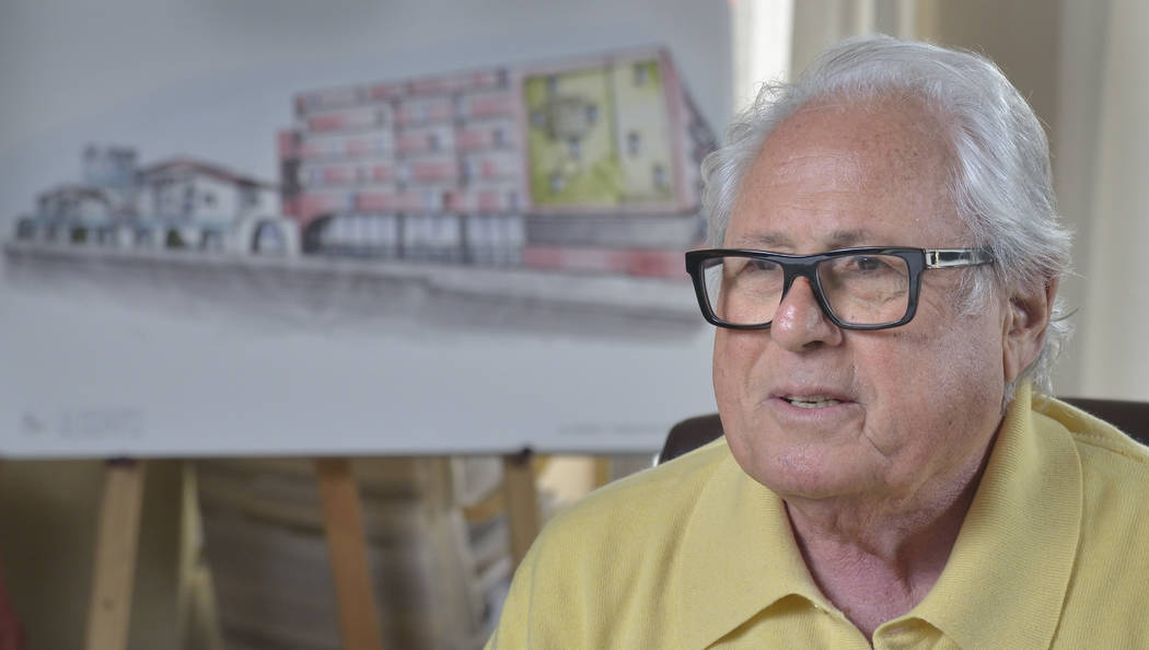 Kenny Epstein, owner of the El Cortez, is shown during an interview at the property at 600 E. Fremont St. in Las Vegas on Wednesday, March 6, 2019. (Bill Hughes/Las Vegas Review-Journal)