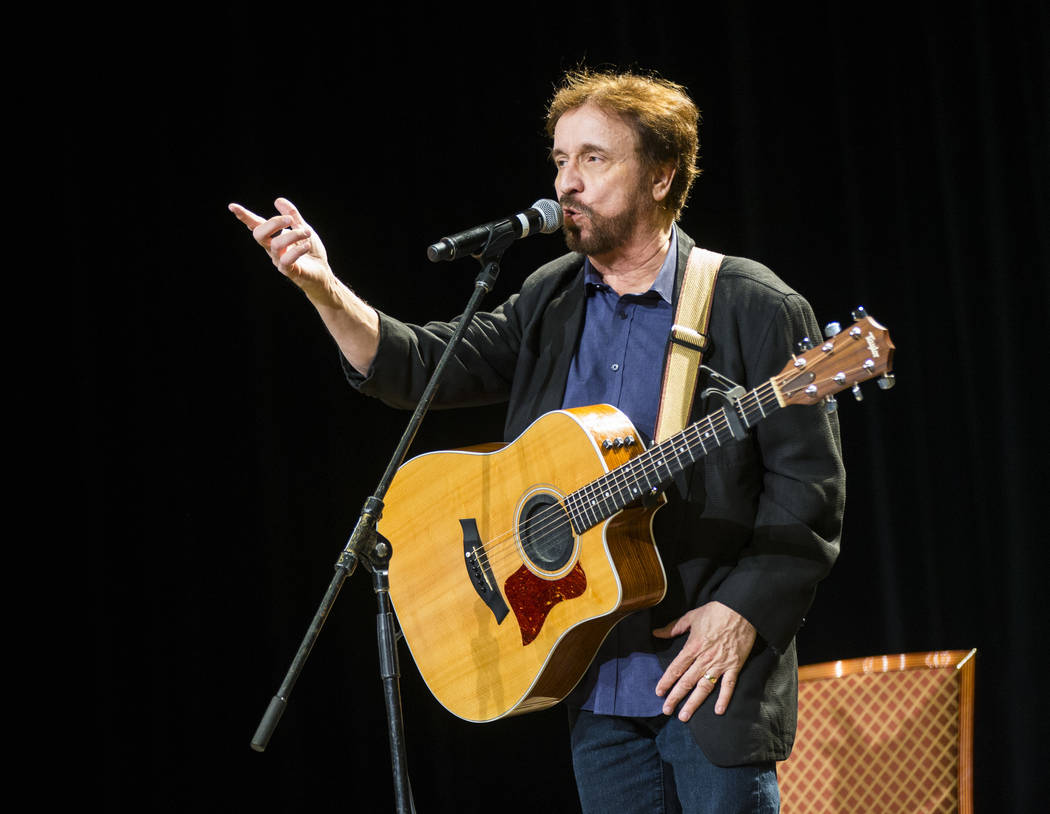 Dennis Blair performs as part of the Composers Showcase of Las Vegas during the fifth annual AgeWell Expo at the Rio Convention Center in Las Vegas on Saturday, March 16, 2019. (Chase Stevens/Las ...