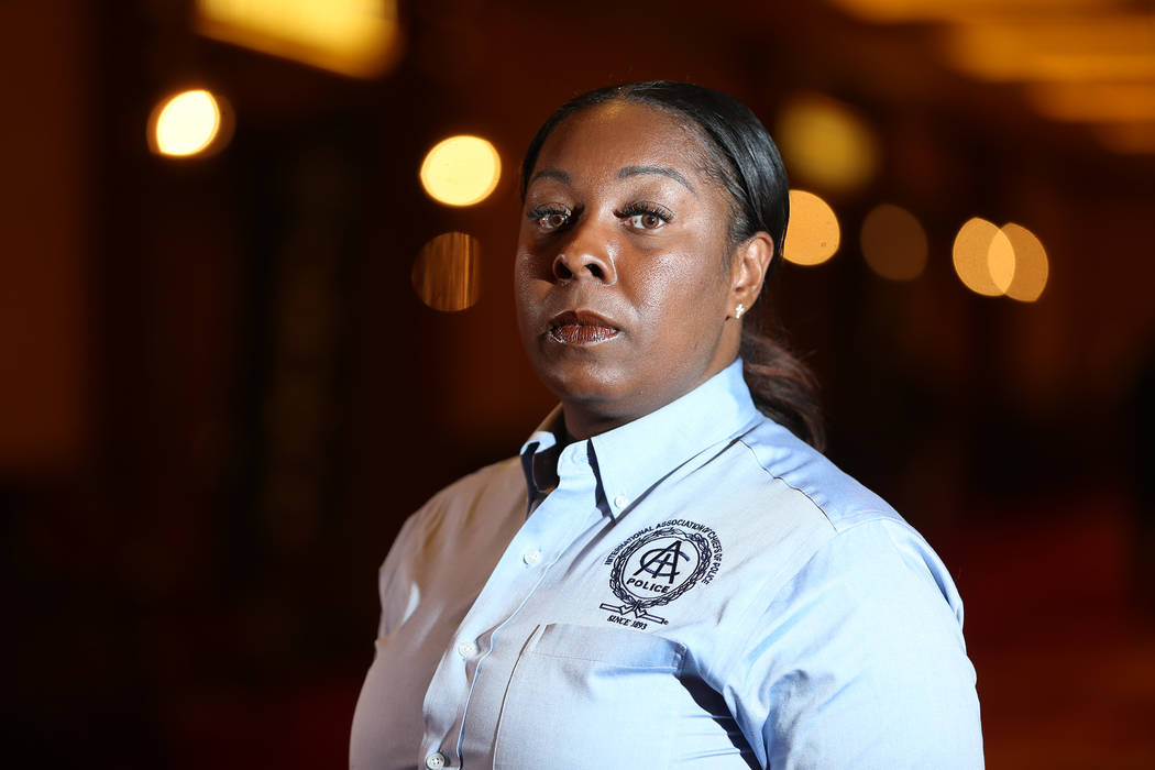 Henderson Police Department Chief LaTesha Watson has been placed on administrative leave until further notice, the city announced Thursday, March 14. (Erik Verduzco Las Vegas Review-Journal @Erik_ ...