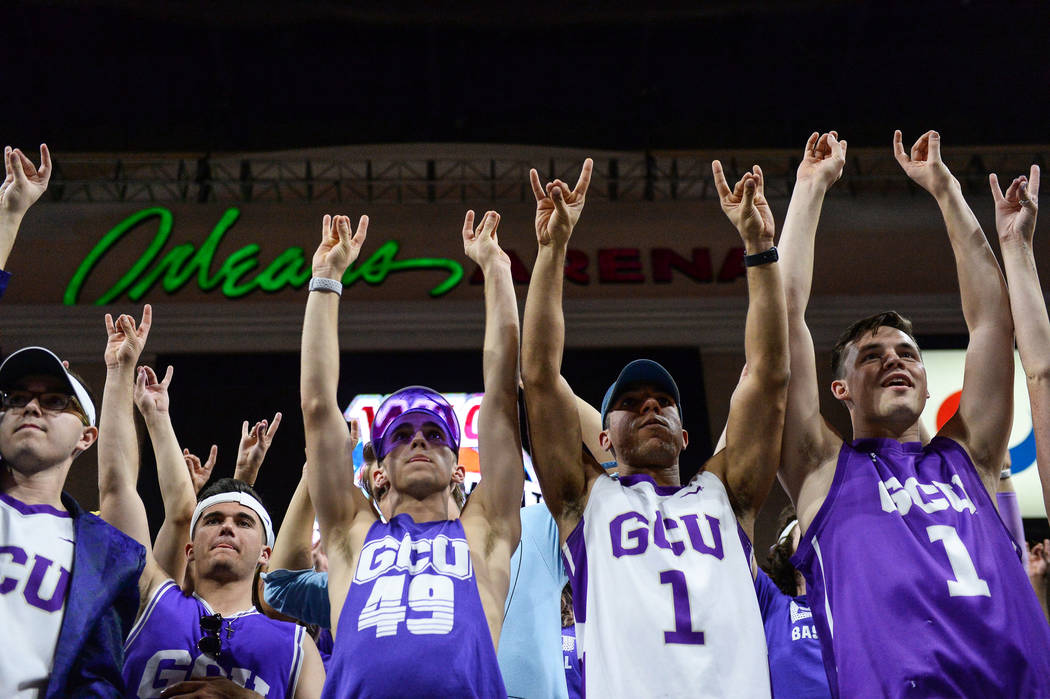 Grand Canyon fans bring ‘havoc’ to WAC tournament in Las Vegas — PHOTOS