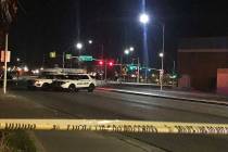 A fistfight on Friday, March 15, 2019, has left one man dead in North Las Vegas. (Lukas Eggen/Las Vegas Review-Journal)