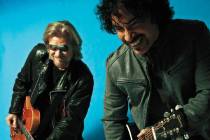 Hall and Oates perform Wednesday and March 22-23 at the Colosseum at Caesars Palace. (Courtesy)