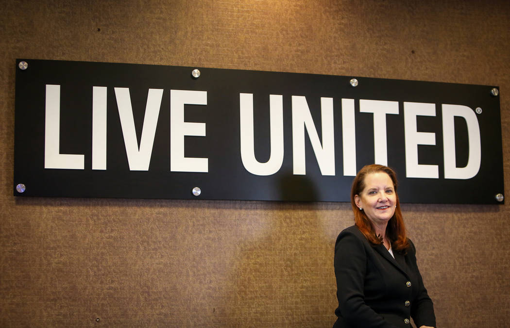 CEO of United Way of Southern Nevada Kyle Rahn poses for a portrait in a conference room at the United Way of Southern Nevada office in Las Vegas, Tuesday, March 12, 2019. (Caroline Brehman/Las Ve ...