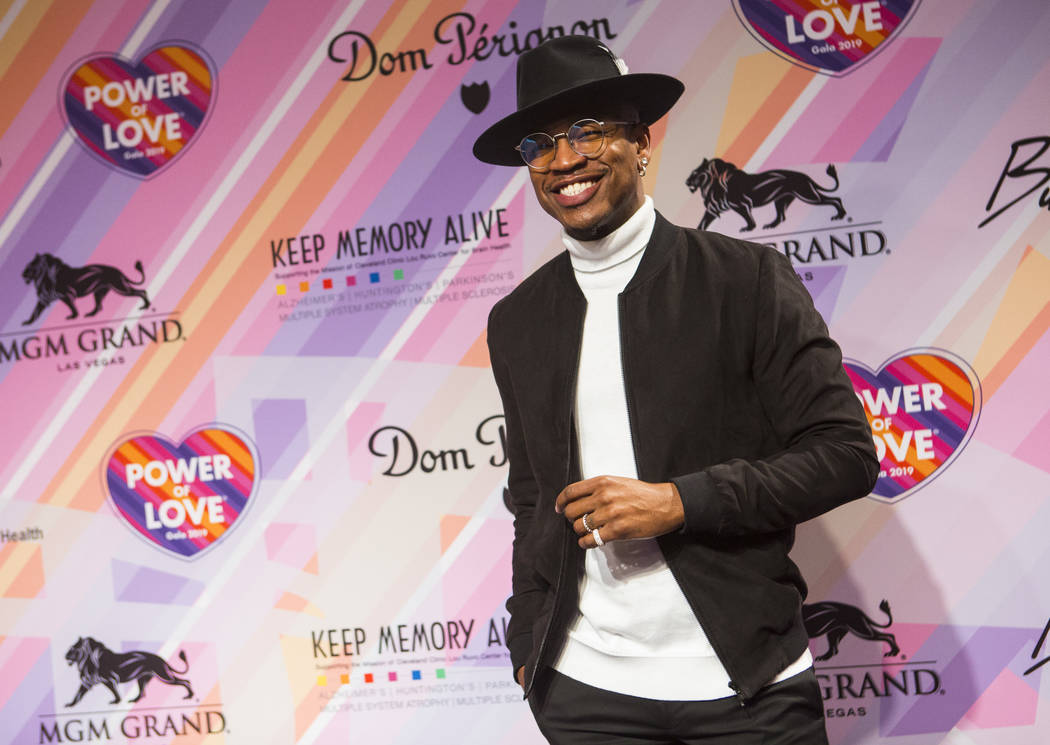 Ne-Yo poses on the red carpet for Keep Memory Alive's 23rd annual Power of Love gala, raising money for Cleveland Clinic Lou Ruvo Center for Brain Health's programs and services, at the MGM Grand ...