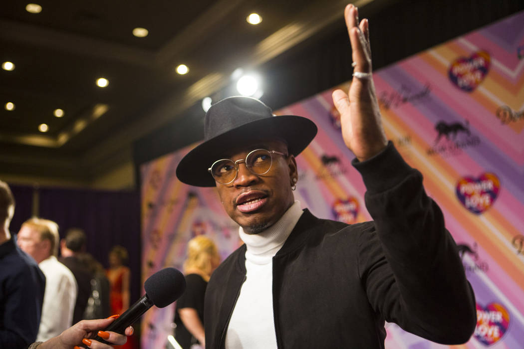 Ne-Yo is interviewed on the red carpet for Keep Memory Alive's 23rd annual Power of Love gala, raising money for Cleveland Clinic Lou Ruvo Center for Brain Health's programs and services, at the M ...