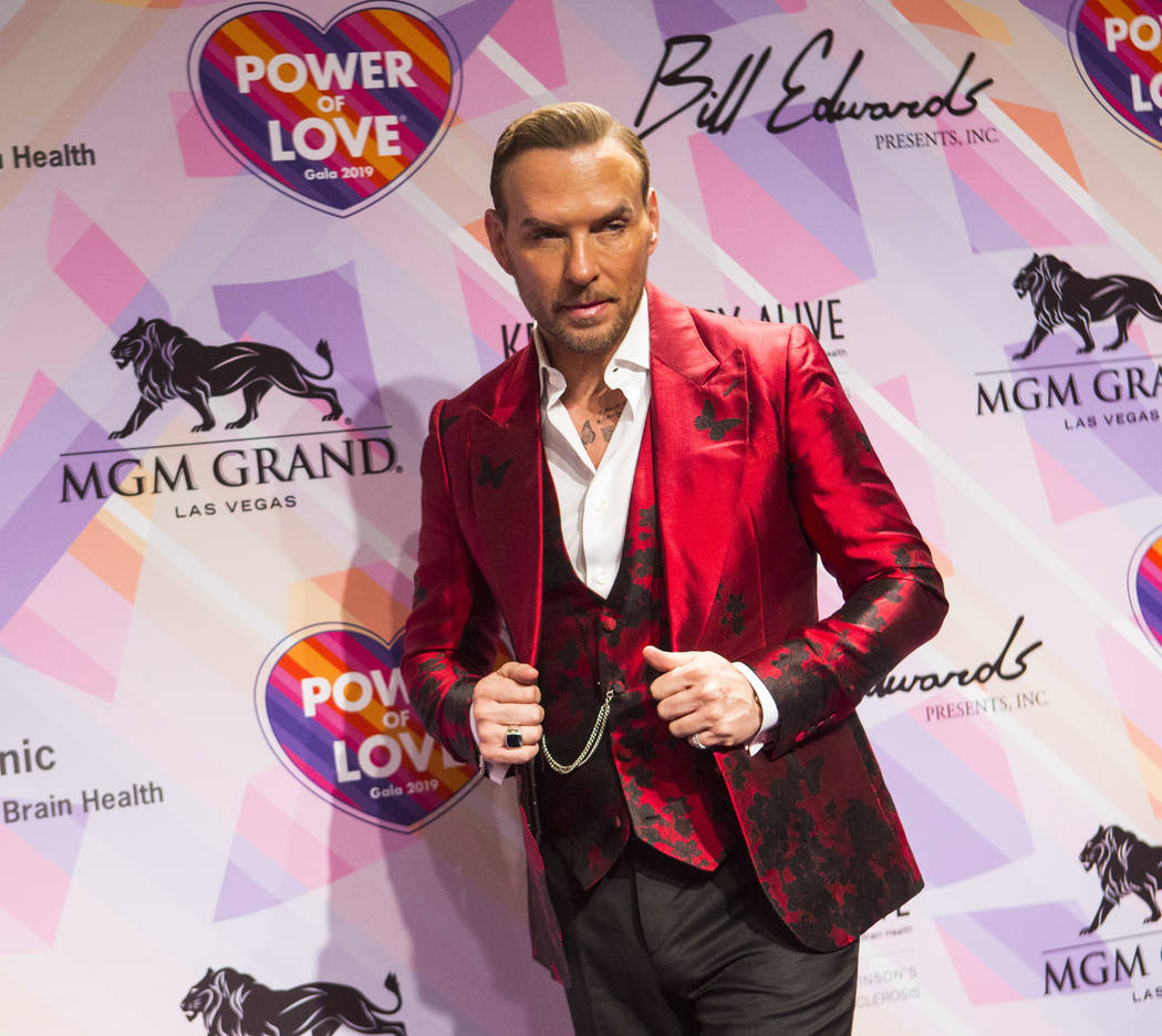 Matt Goss poses on the red carpet for Keep Memory Alive's 23rd annual Power of Love gala, raising money for Cleveland Clinic Lou Ruvo Center for Brain Health's programs and services, at the MGM Gr ...