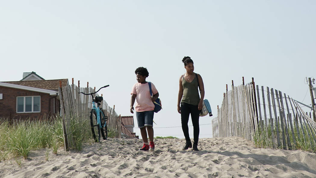 Tatum Marilyn Hall, left, and Dominique Fishback star in "Night Comes On." (Samuel Goldwyn Films)