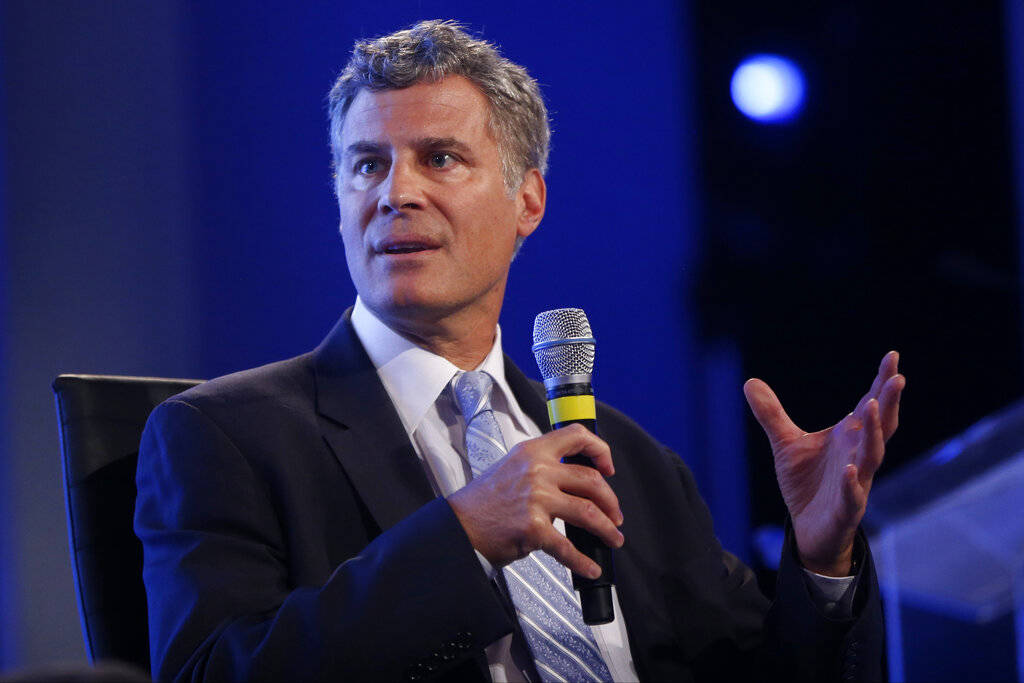 In this May 14, 2014, file photo Alan Krueger, professor of economics and public affairs at Princeton University, speaks at the 2014 Fiscal Summit organized by the Peter G. Peterson Foundation in ...