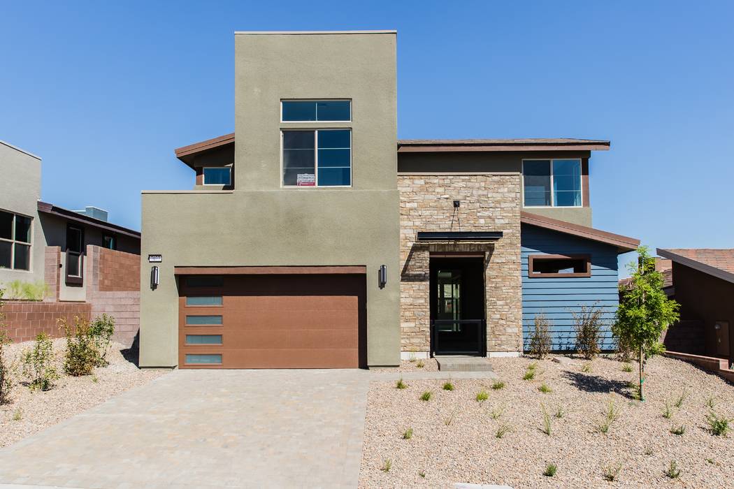 Pardee Homes’ Terra Luna in the Cliffs Village in Summerlin has a limited number of move-in-ready homes, including this Plan Two at homesite No. 52. (Pardee Homes)