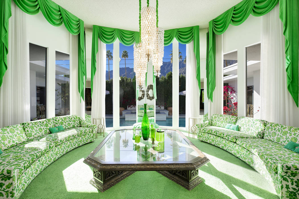 Hollywood Regency On Display In Palm Springs Estate Las Vegas