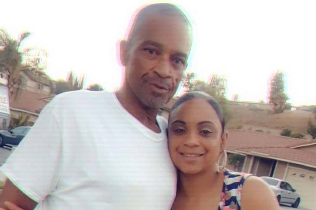 Roy Scott and daughter Rochelle Scott are shown in this undated photo. Roy Scott died Sunday, March 3, 2019, while in Las Vegas police custody. (Courtesy of Rochelle Scott)