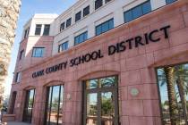 Clark County School District administration building in Las Vegas (Richard Brian/Las Vegas Review-Journal) @vegasphotograph