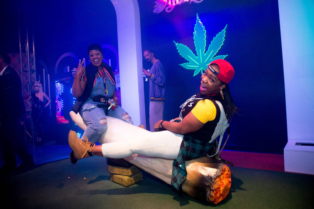 Flavor Flav is shown at Madame Tussauds Las Vegas' 20th anniversary party on Wednesday, March 20, 2019 (Key Lime Photo)