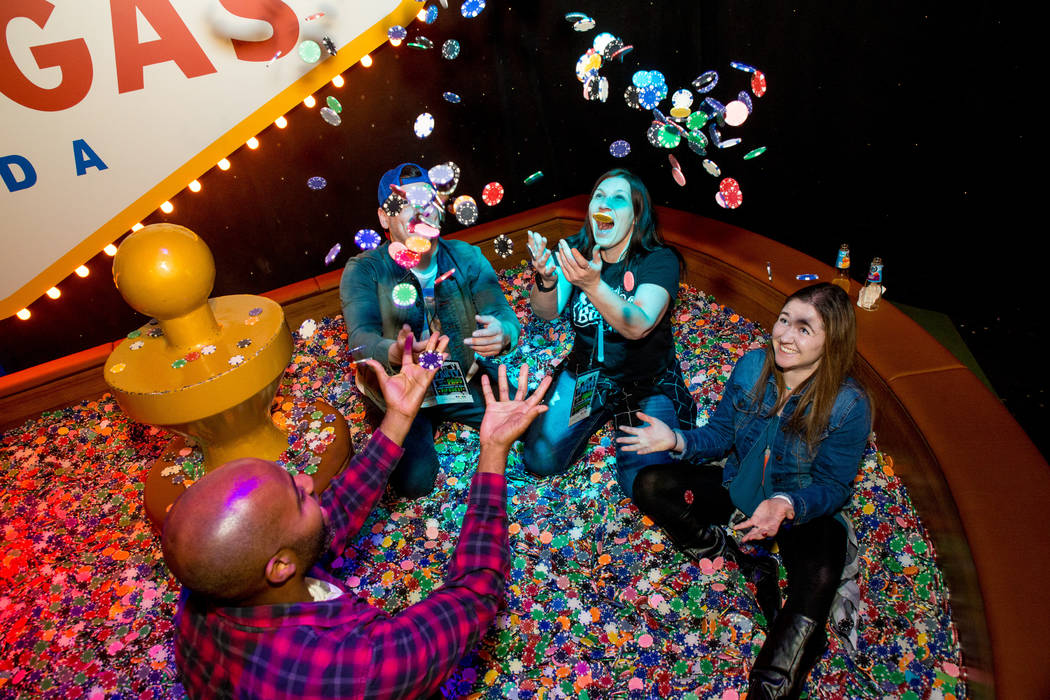 Flavor Flav is shown at Madame Tussauds Las Vegas' 20th anniversary party on Wednesday, March 20, 2019 (Key Lime Photo)