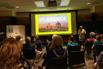 About 30 people attended "Bella Italia," a presentation from Lucia Taylor, the circulation depa ...