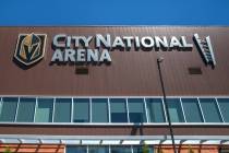 City National Arena in Las Vegas is seen in August 2018. (Benjamin Hager Las Vegas Review-Journal @benjaminhphoto)