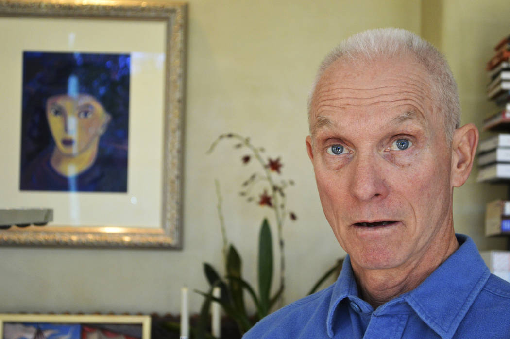 In this Jan. 17, 2019 photo, Todd Greentree, who served as a political officer at the U.S. Embassy in El Salvador during the wars of the 1980s, sits in his Santa Fe, N.M., home and talks about the ...