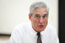 FILE - Robert Mueller. (AP Photo/Evan Vucci, File)