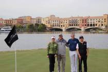 Top South Korean golfers played and practiced for seven weeks at recently at Reflection Bay recently. Shown are LPGA Professional and 2012 U.S. Open Champion Na Yeon Choi, from left, Reflection Ba ...