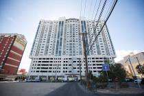 The Ogden Condominiums in downtown Las Vegas. (Las Vegas Review-Journal)