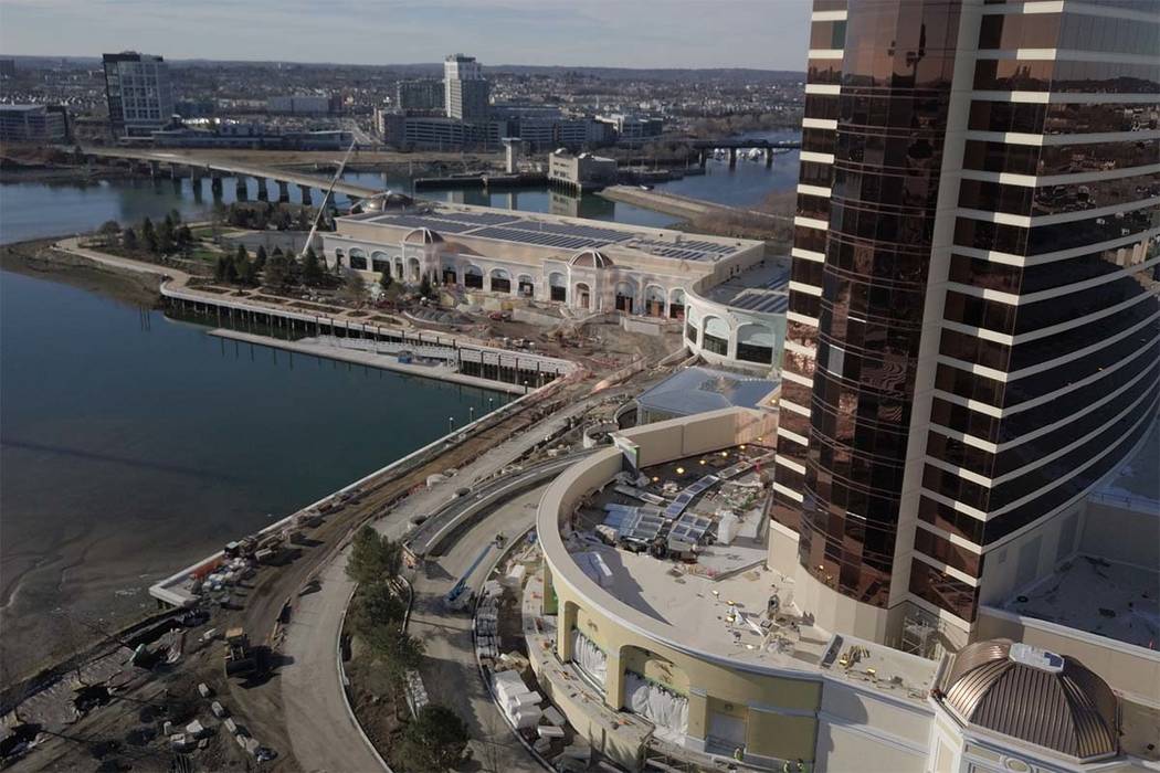 Las Vegas-based Wynn Resorts Ltd. plans to open the $2.6 billion Encore Boston Harbor in June in Everett, Massachusetts. (Massachusetts Gaming Commission)