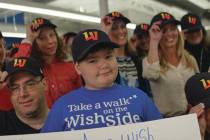 The Howard Hughes Corp. Wish kid Nikolas Davison and the entire Make-A-Wish staff appeared in t ...
