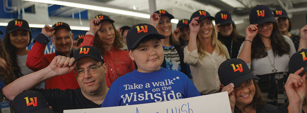 Wish kid Nikolas Davison and the entire Make-A-Wish staff appeared in the "Take Me Out to the B ...