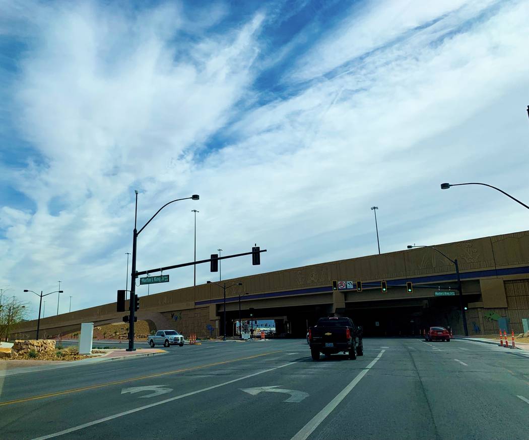 Oakey Boulevard will shut to traffic between 7 p.m. March 29 until 6 a.m. March 31, 2019 betwee ...
