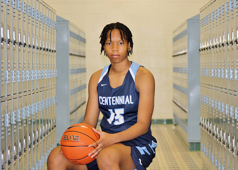 Centennial's Daejah Phillips is a member of the Nevada Preps all-state girls basketball team