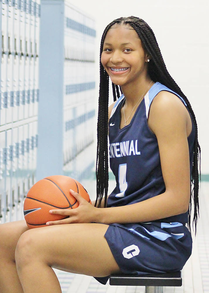 Centennial's Taylor Bigby is a member of the Nevada Preps all-state girls basketball team