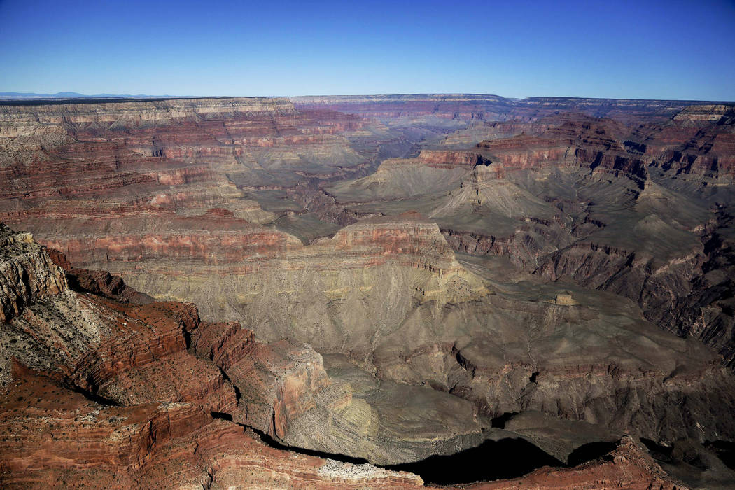 In this Oct. 5, 2013 file photo, the Grand Canyon National Park is covered in the morning sunli ...