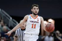 Virginia guard Ty Jerome plays against Oregon during the first half of a men's NCAA Tournament ...