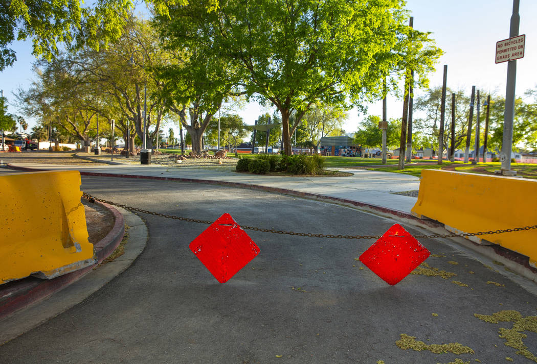 Huntridge Circle Park is closed for maintenance and improvement and has long struggled with iss ...