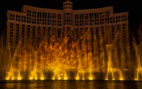 Fire erupts during the debut of the new water show based on "Game of Thrones" at the ...