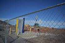 Construction on Monday, Feb. 18 of a student union has begun at the College of Southern Nevada ...