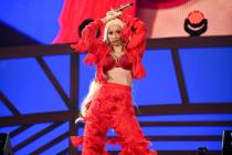 Hip-hop recording artist Cardi B performs at the 2018 Global Citizen Festival in Central Park o ...