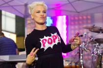 Pink performs on NBC's "Today" show on Tuesday, Sept. 18, 2012 in New York to promote her lates ...