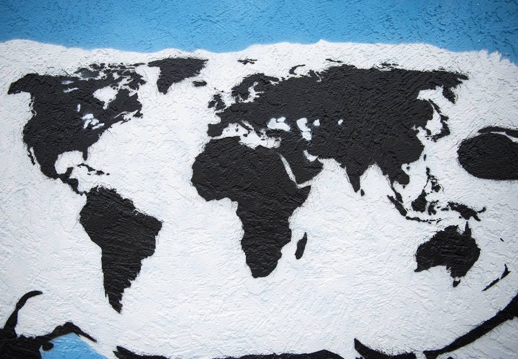 The "World Cow" created by DJ Barry is now completed, which is located on the wall of ...