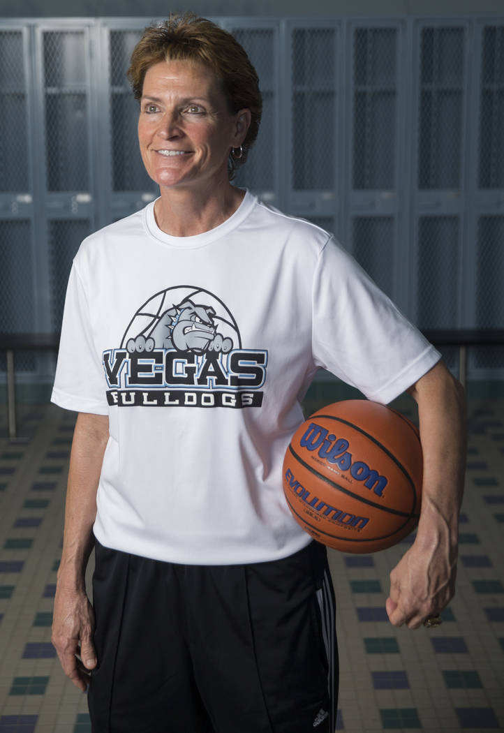 Centennial High School basketball coach Karen Weitz on Thursday, June 14, 2018, at Centennial H ...