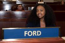 Naomi Atnafu, 17, is seen in Carson City after she became a youth legislator. (Naomi Atnafu)
