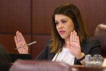 Assemblywoman Teresa Benitez-Thompson, D-Reno, asks a question during a Ways and Means Committe ...