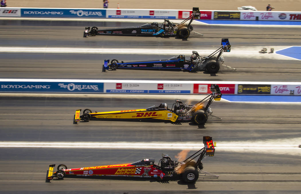 J.R. Todd continues Las Vegas dominance with NHRA fourwide win Las