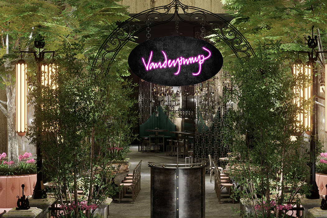 Reality TV star Lisa Vanderpump has opened her Vanderpump Cocktail Garden Caesars Palace.