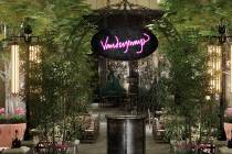 Reality TV star Lisa Vanderpump has opened her Vanderpump Cocktail Garden Caesars Palace.