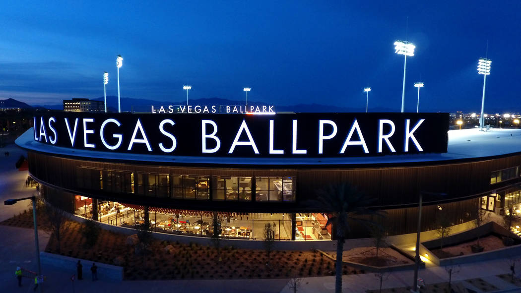 The Las Vegas Ballpark® in Downtown Summerlin, home of the Las Vegas Aviators® Triple-A baseb ...