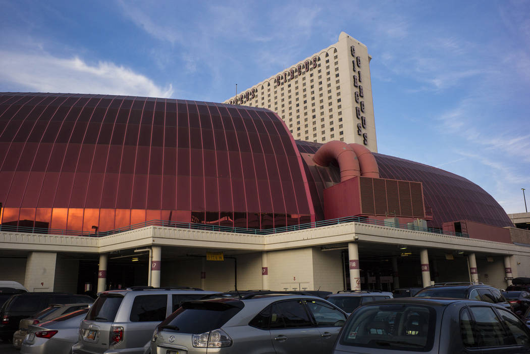 A view of the Adventuredome at Circus Circus in Las Vegas on Wednesday, April 3, 2019. (Chase S ...